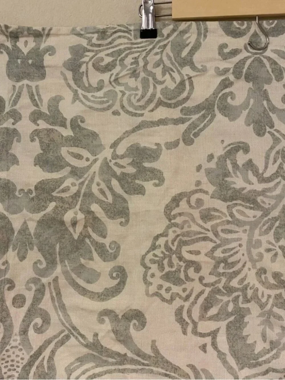 Restoration Hardware blue green Italian Fiore flora 100% cotton standard sham